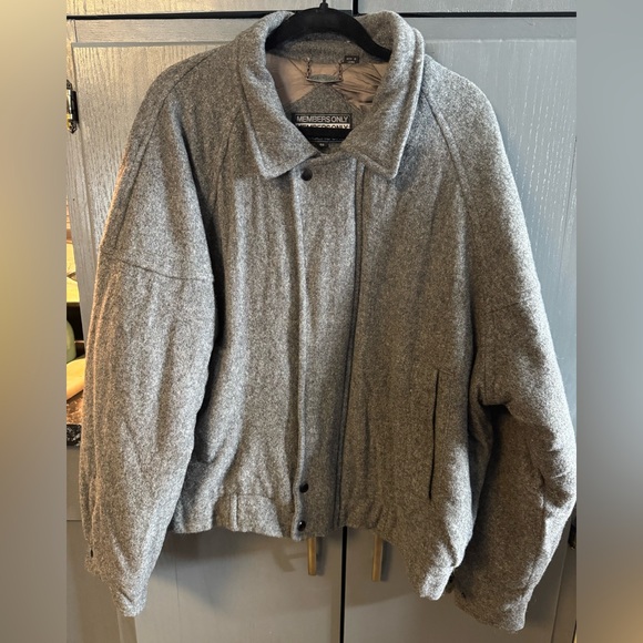 Vintage men’s Members Only 100% pure wool jacket size 46 (XL) - Picture 4 of 14